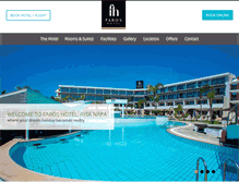 Tablet Screenshot of faroshotel.com.cy